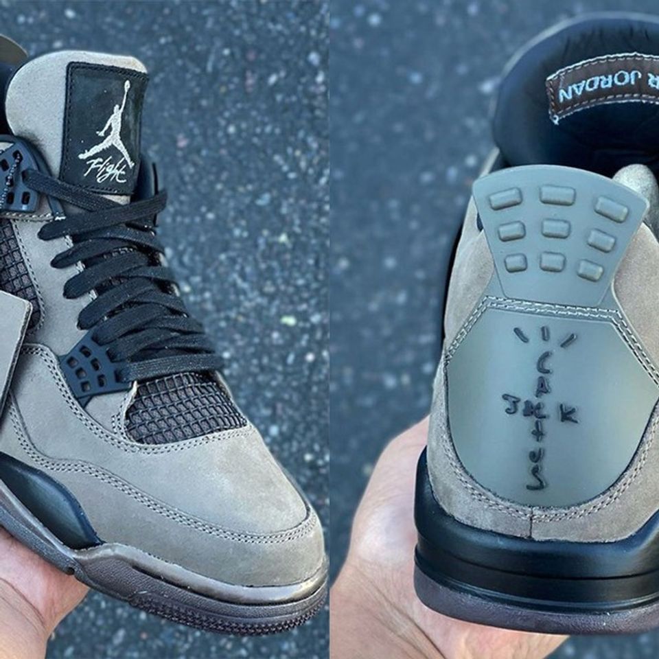 Sneak Scott x Air Jordan 4 'Olive' - Sneaker Freaker