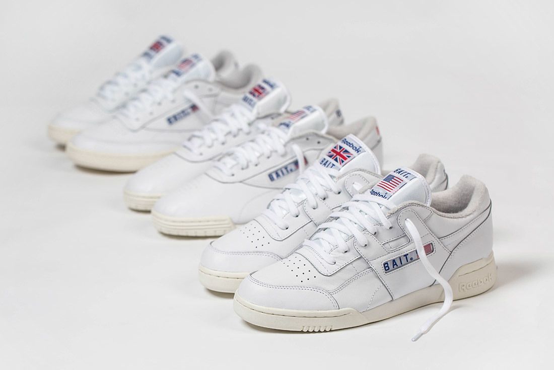 Bait X Reebok Classic West East Pack Workout Club C Ex O Fit 10