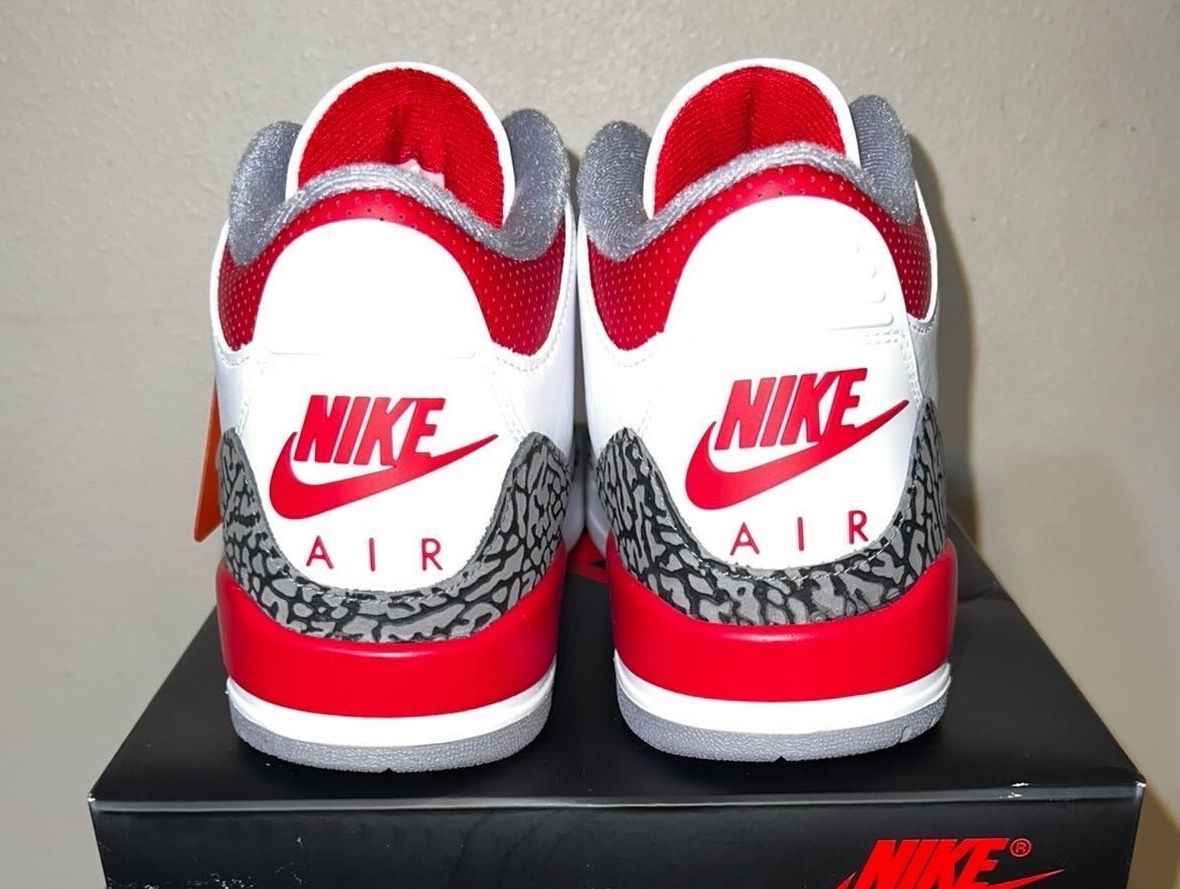 Air Jordan 3 Fire Red Nike Air 2022 Retro