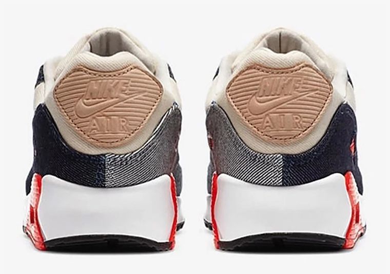 First Look: The DENHAM x Nike Air Max 90 'Infrared' - Sneaker Freaker