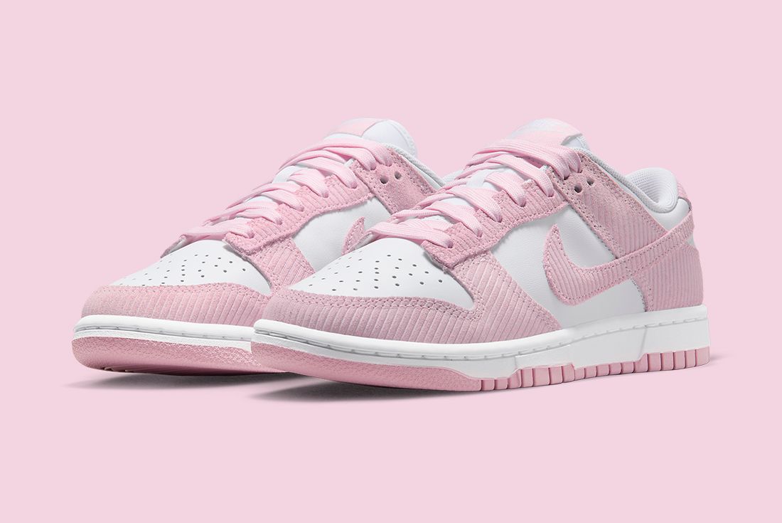 Official Images: Nike Dunk Low ‘Pink Corduroy’