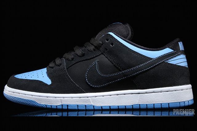 Nike SB Dunk Low Pro (Black/University Blue) - Releases