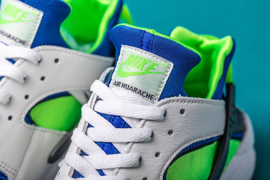 Nike Air Huarache Scream Green 2021 Sneaker Freaker