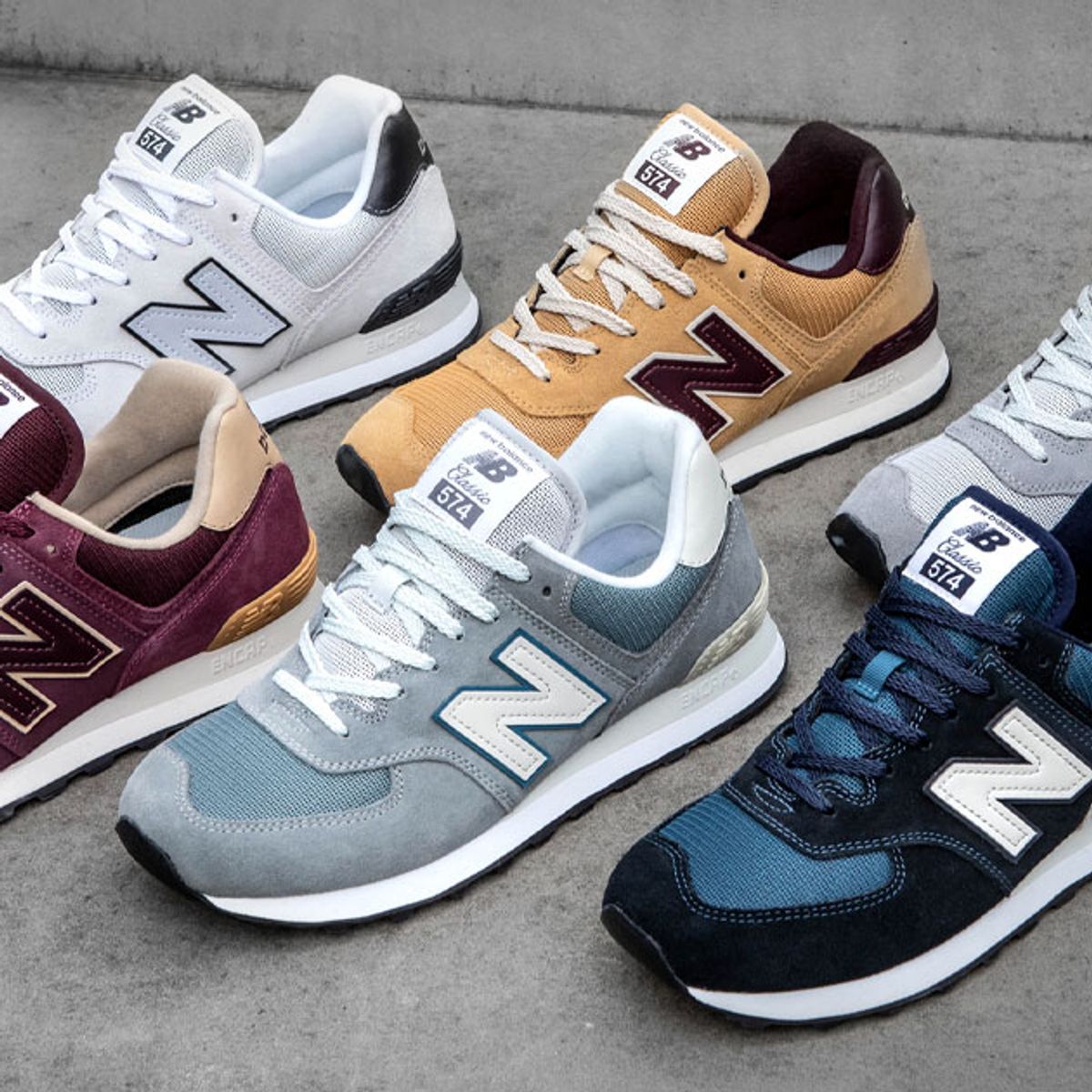 Están familiarizados mermelada adverbio Trace the New Balance 574's Lineage with this 'History Class' Pack -  Sneaker Freaker