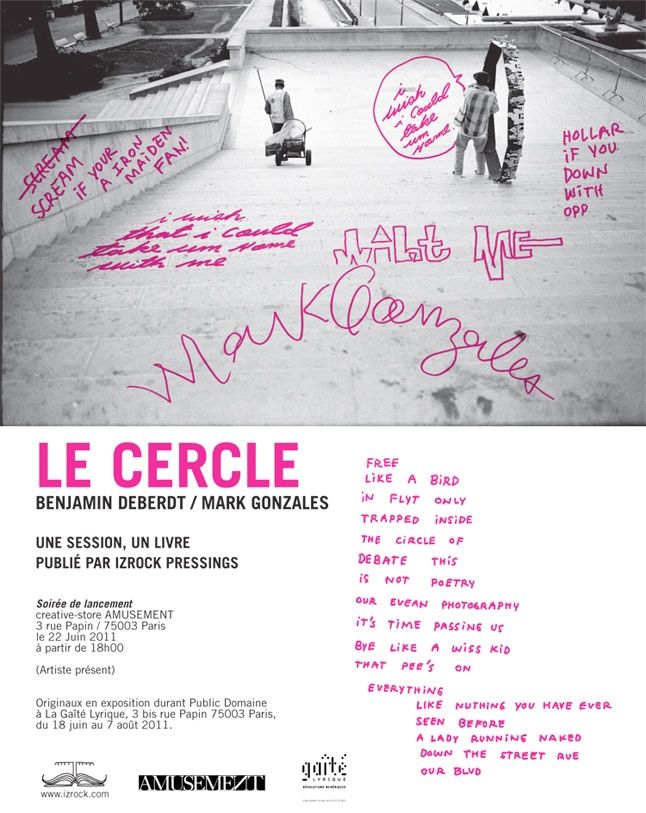 Mark Gonzales Le Cercle Paris Book Launch 2