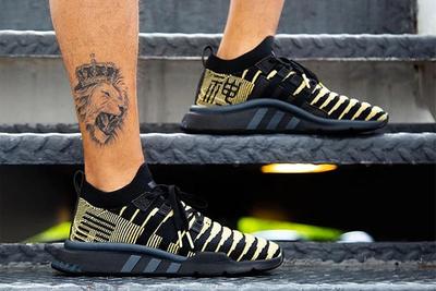 Shenron Adidas Dragon Ball Z Eqt Support Mid Adv Black Gold 5 Sneaker Freaker