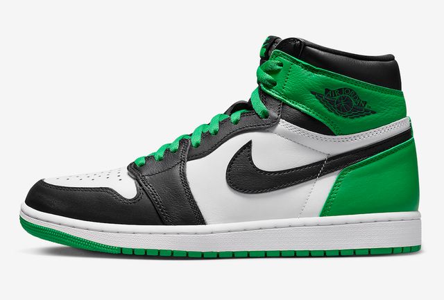 air jordan 1 green and black