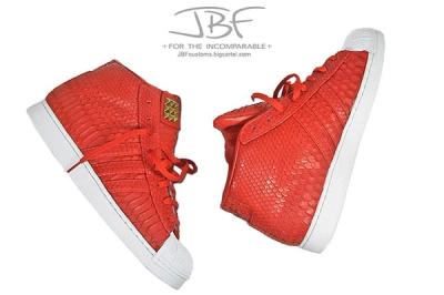 Jbf Customs Red Python Adidas Promodel 7 1