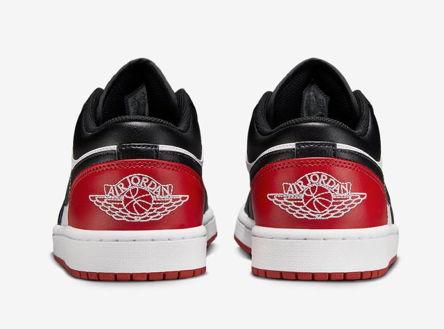 Official Images: Air Jordan 1 Low ‘Bred Toe’ - Sneaker Freaker