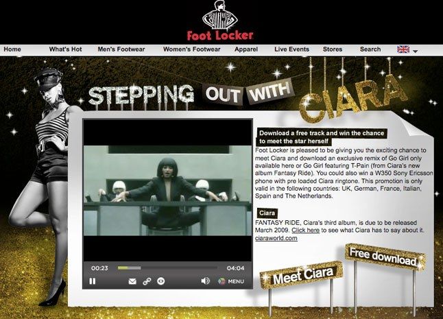Ciara Does Footlocker 1