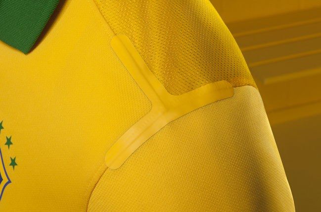 Nike Football Brazil Home Jersey Shoulder Pad 1