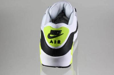 Nike Air Max 90 Black White Medium Grey Volt 4
