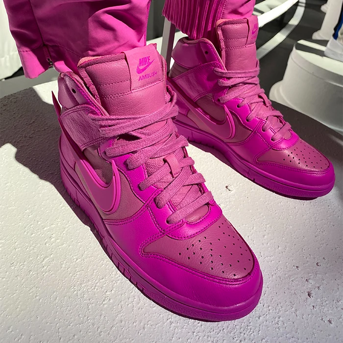 AMBUSH x Nike Dunk High 'Lethal Pink'