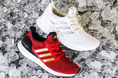 Game Of Thrones Ultra Boost White And Red Gold Side