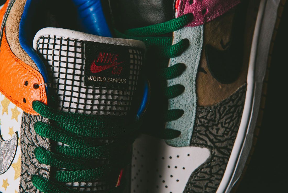 Bespokeind Nike Sb Dunk Low Pro What The Supreme Up Close5