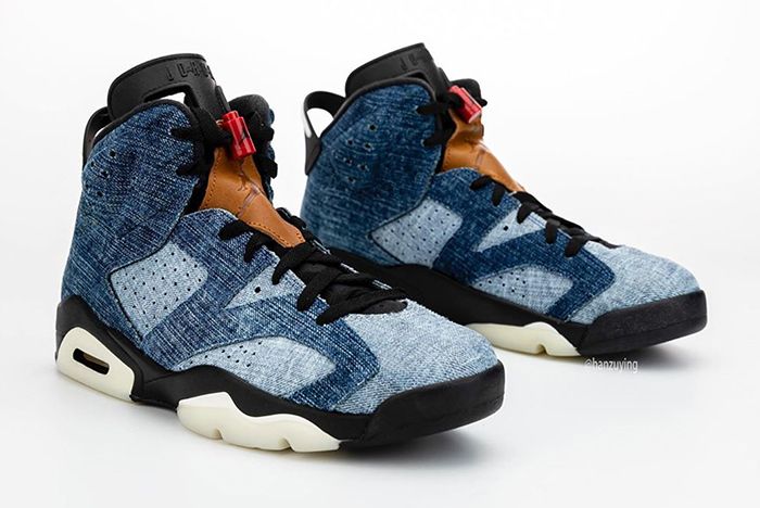 First Look: Air Jordan 6 'Washed Denim' - Sneaker Freaker
