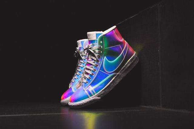 iridescent nike blazer