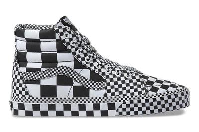 Vans Sk8 Hi All Over Checkerboard Right Side View