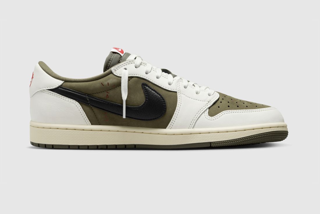 Travis Scott's Air Jordan 1 Low 'Medium Olive' Is Ready to Rage