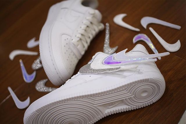 Nike Release More Detachable-Swoosh Air Force 1s - Sneaker Freaker