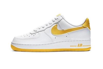 Nike Air Force 1 Yellow White Lateral