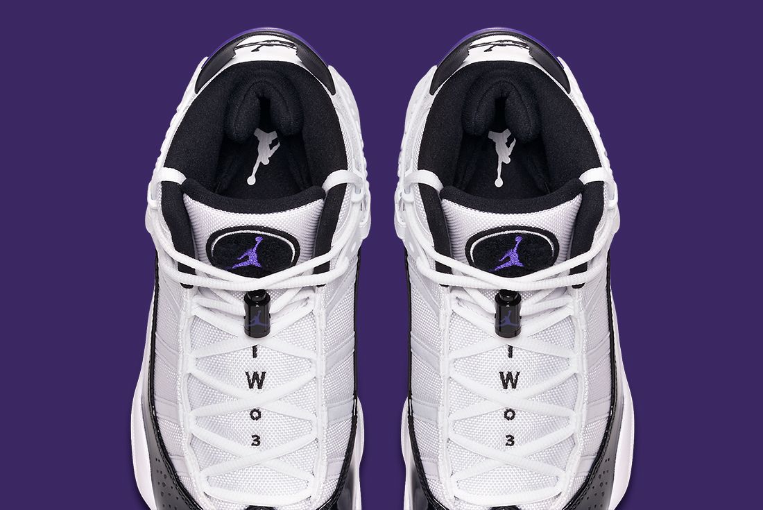 6 rings jordans black purple best sale