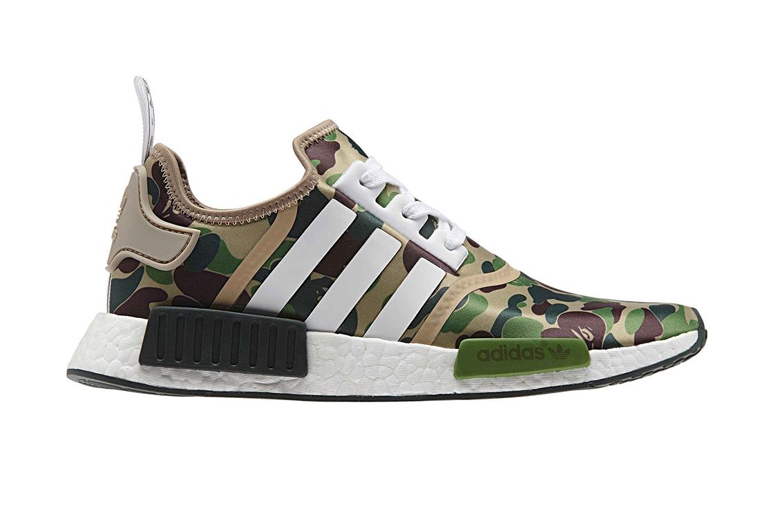 BAPE X adidas NMD_R1 (Camo Pack) - Releases