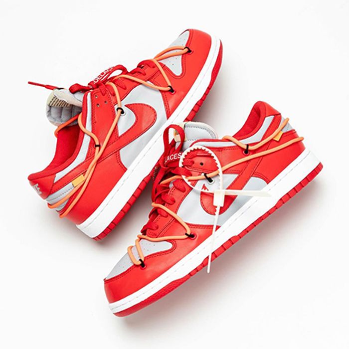 Off-White x Nike Dunk Low University Red Release