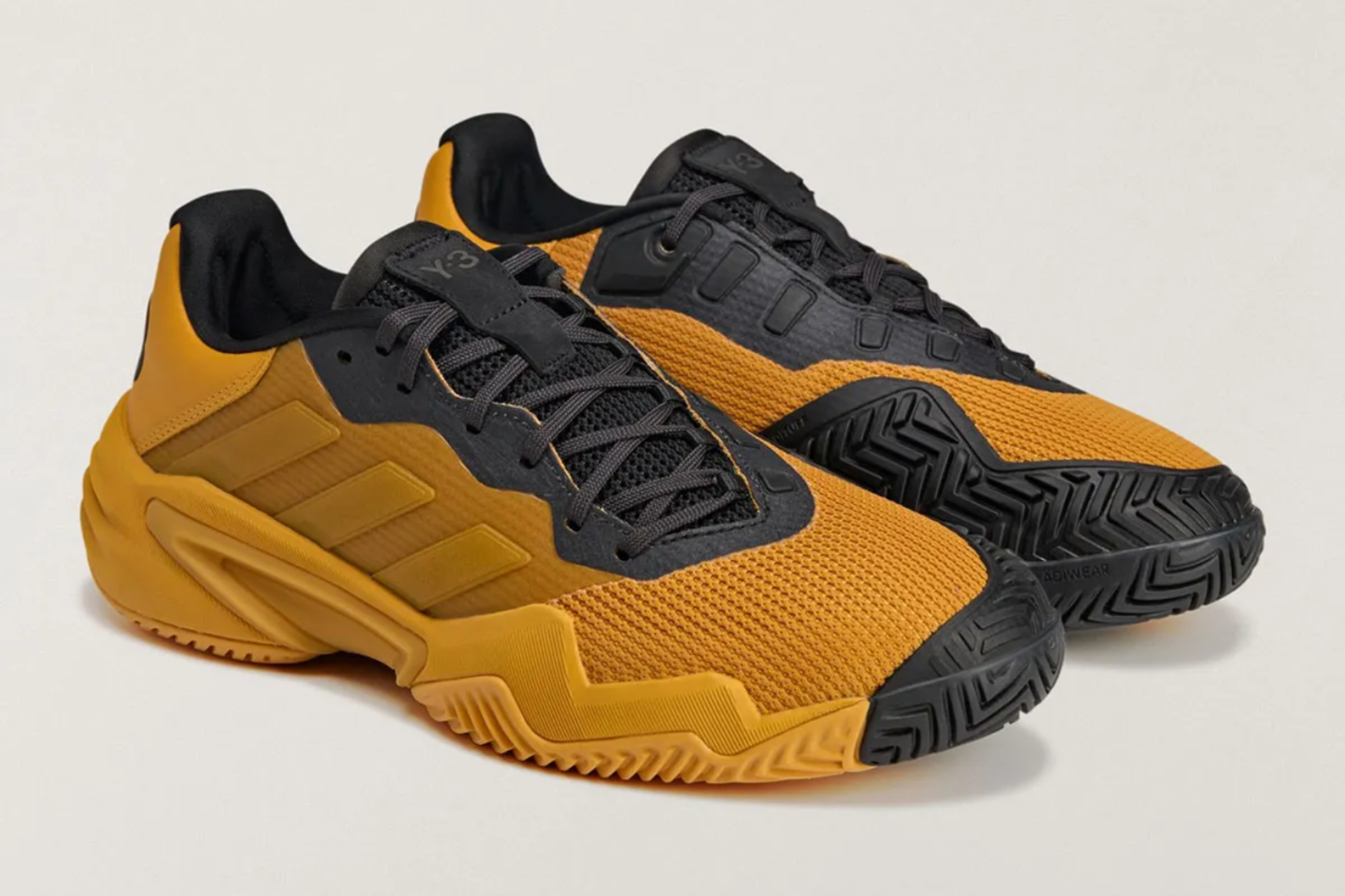 adidas barricade boost × Y3 アディダス 美品 adidas barricade 2016 boost x Y3ローランギャロス - メルカリ