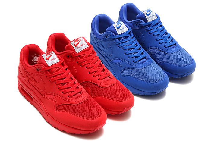 Nike Air Max 1 Premium University Red Blue Tonal Colorways