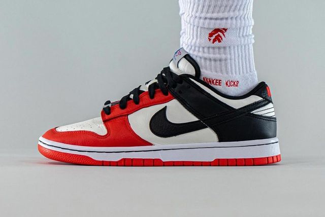 On-Foot: The NBA x Nike Dunk Low ‘Chicago Bulls’ - Sneaker Freaker