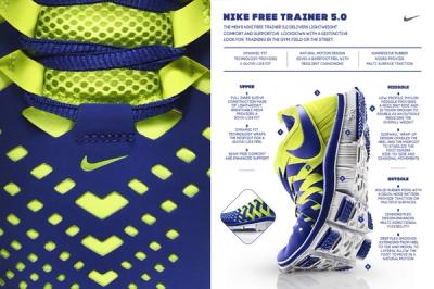 Nike Free Trainer 5 0 Volt Neon Flyer Toe Detail 1