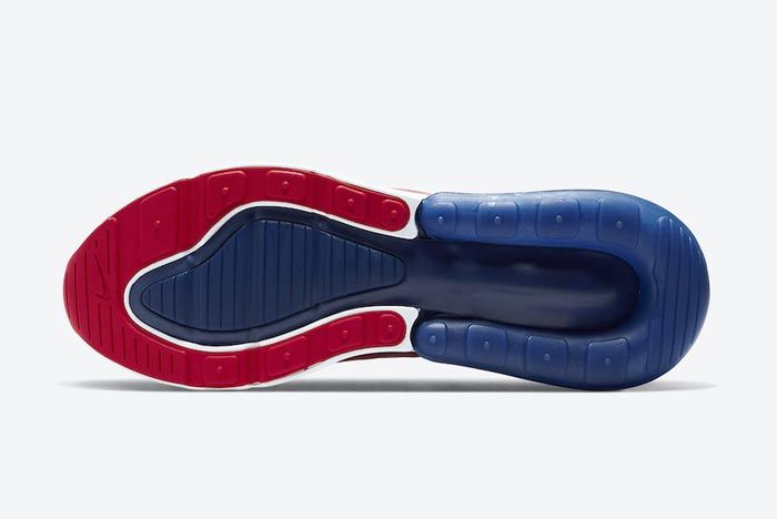 Nike Air Max 270 Red White Blue Outsole