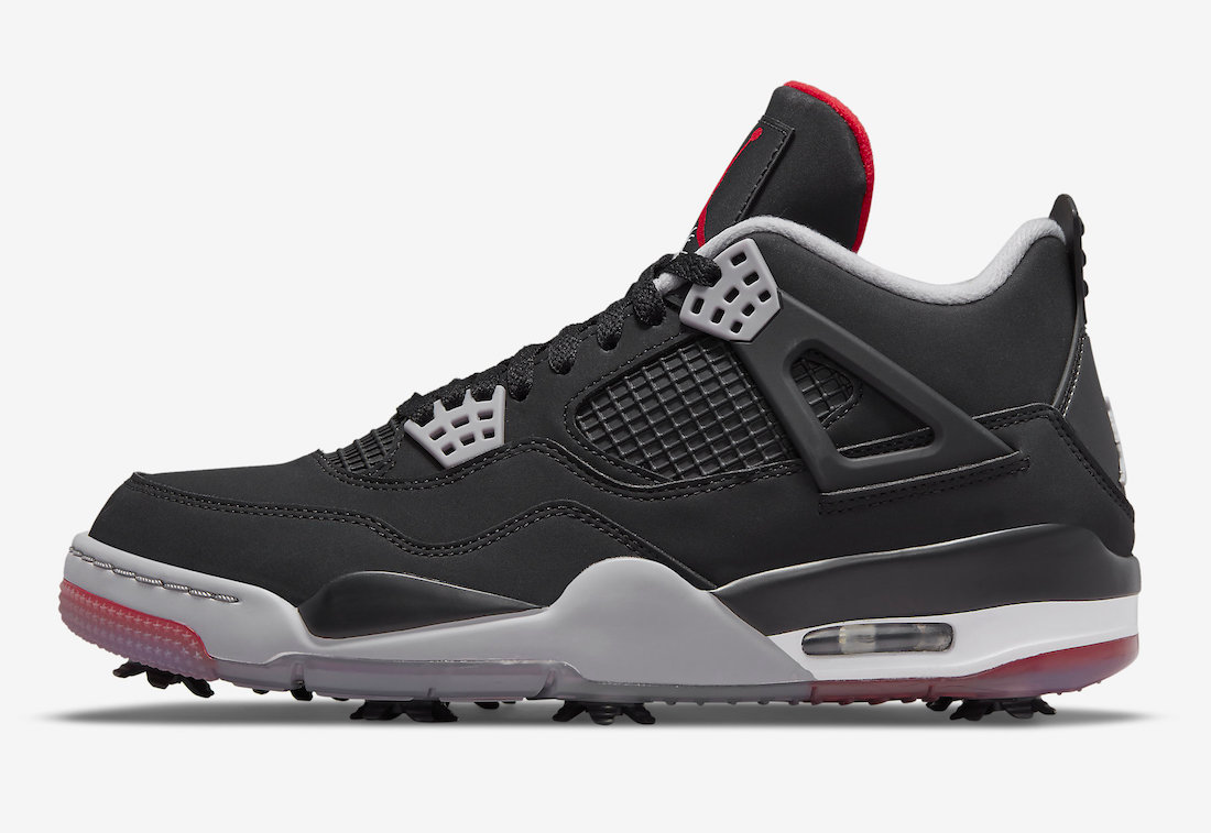 美品⭐︎NIKE AIR JORDAN 4 RETRO GOLF BRED Official Images: Air Jordan 4 Golf 'Bred' - Industry News