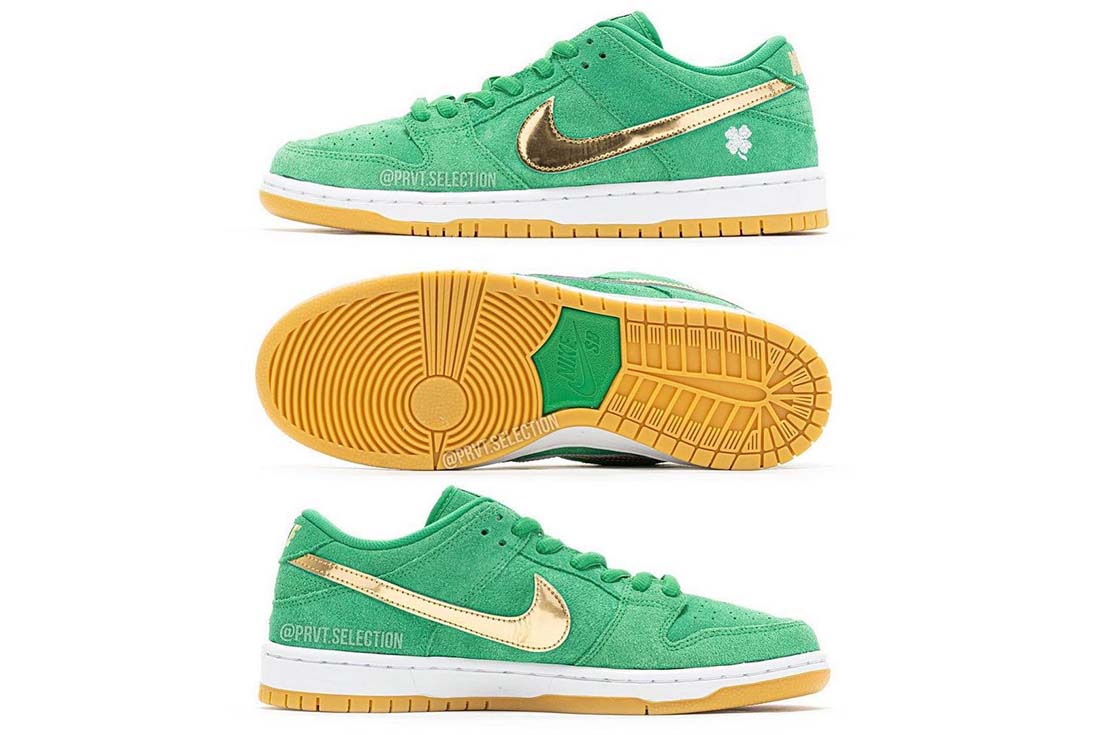 SB Dunk Low St. Patrick's Day Shamrock - 靴