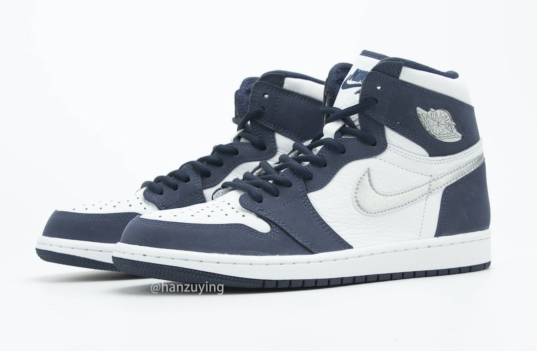 Air Jordan 1 CO JP Midnight Navy Angled