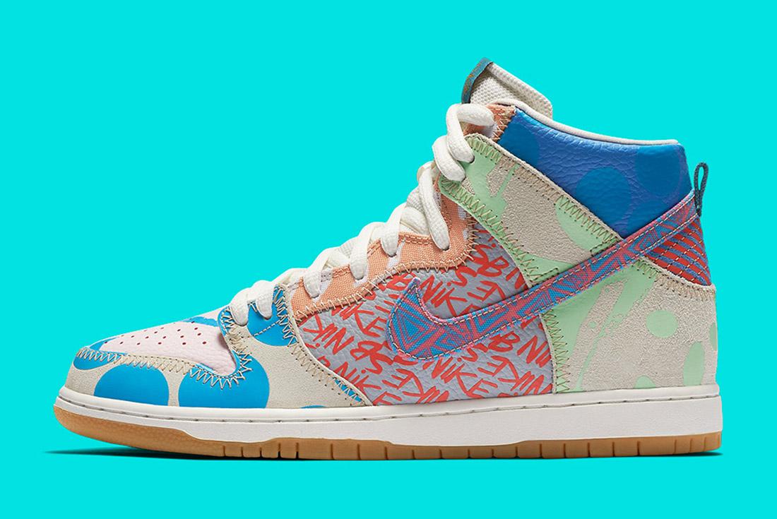 Thomas Campbell X Nike SB Dunk High Premium (What The) - Releases