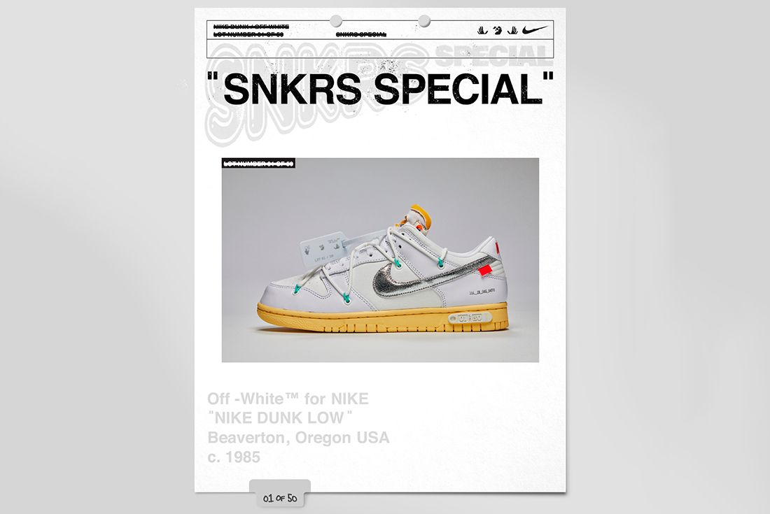 ‘The 50’ Off-White x Nike Dunk Low ‘Dear Summer’ official 