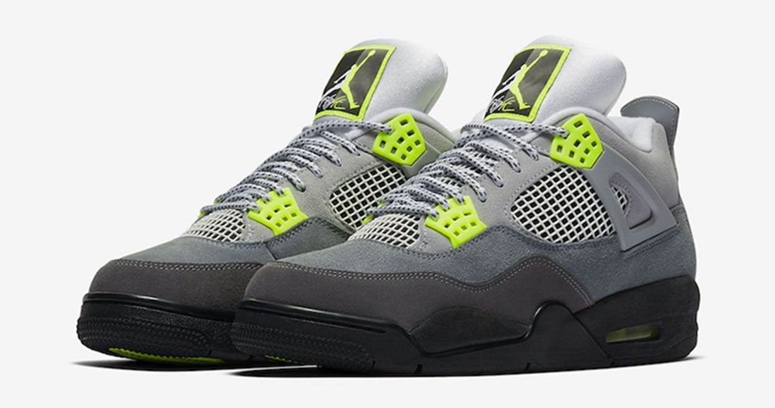 mens jordan 4 neon