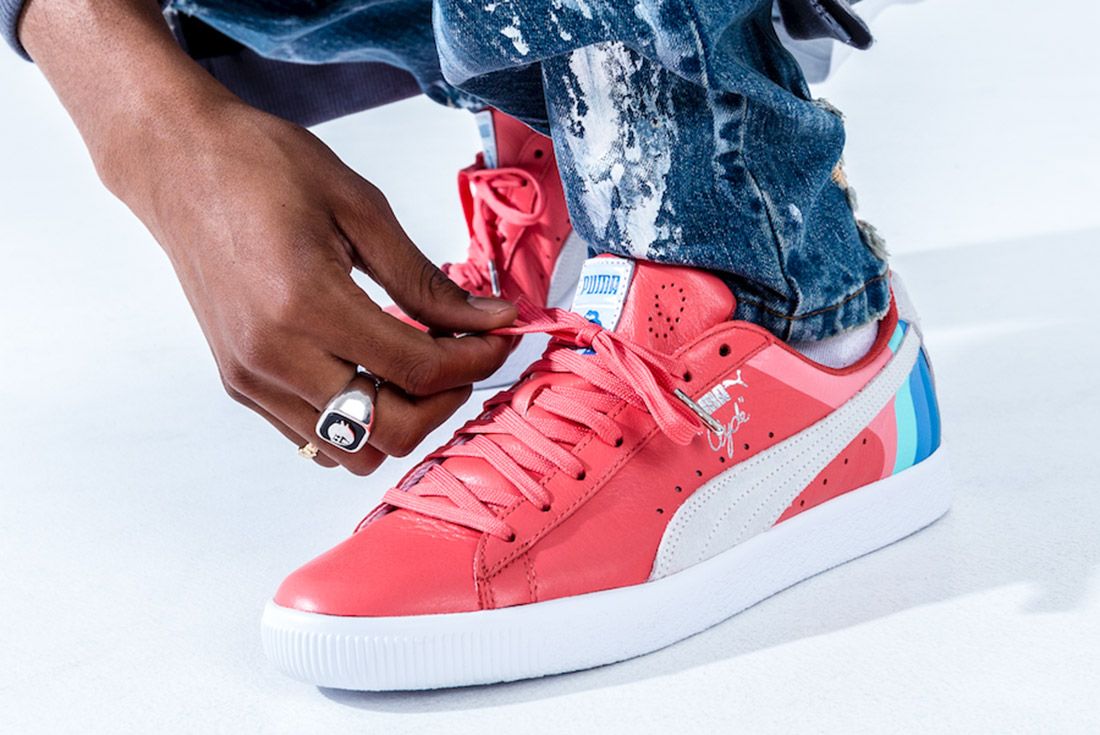 puma clyde pink dolphin