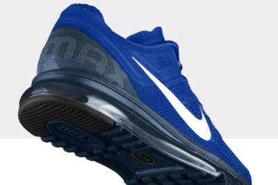 Nikeid Air Max Blue White Heel 1