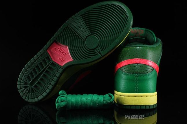 Nikesb Dunk Mid Pro Luck Green 3