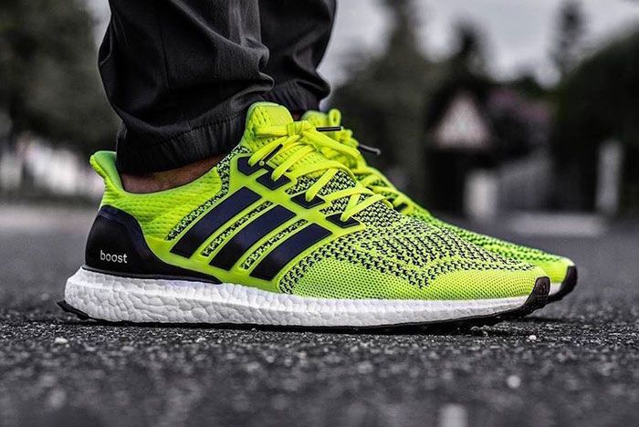 Adidas Ultra Boost 1 0 Solar Yellow S77414 2019 Release Date On Foot