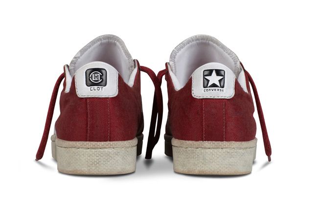 Clot X Converse Pro Leather First String Red White Lo Heels 1