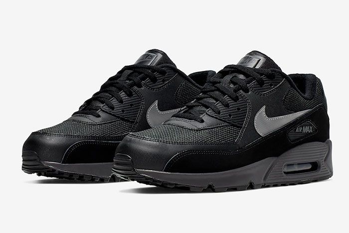 Nike Air Max 90 Gets Murdered-Out and Silver-Swooshed