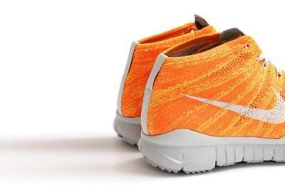 Nike Flyknit Trainer Chukka Fsb Total Orange 2