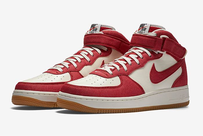 Nike Air Force 1 Mid (Red Denim 