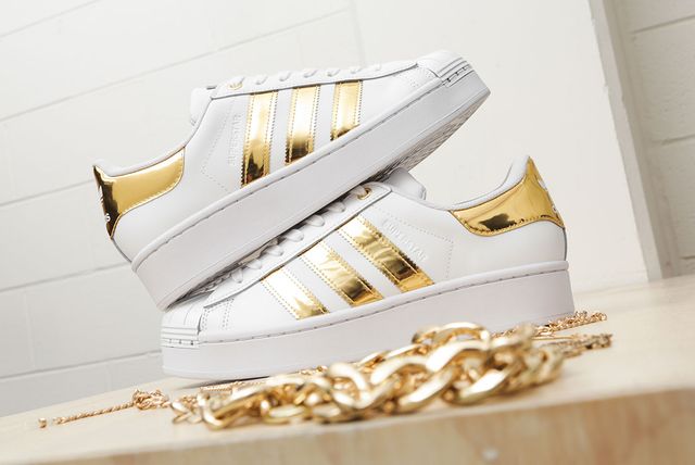 adidas superstar gold label