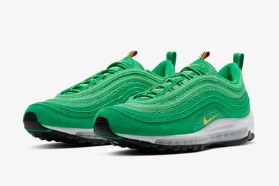 Nike Air Max 97 Lucky Green Ci3708 300 Front Angle