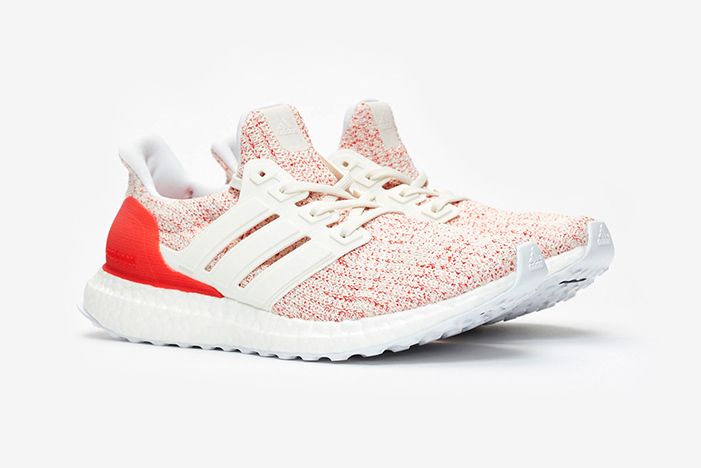 Adidas Ultraboost 4 0 W White Red 1